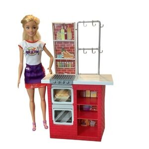 Barbie Spaghetti Chef Doll And Playset Set Of 2 Pieces Include Doll With Playset